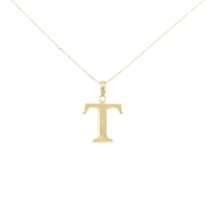 楽天市場】ネックレス イニシャルt k18の通販