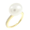 ギメル 白蝶パール リング【中古】