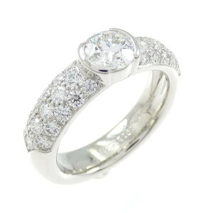 ティファニー パヴェソリティア リング 0.59CT G VS1【中古】