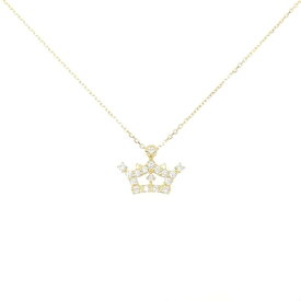 セイレーン　アズーロ クラウン ダイヤモンド ネックレス 0.12CT【中古】