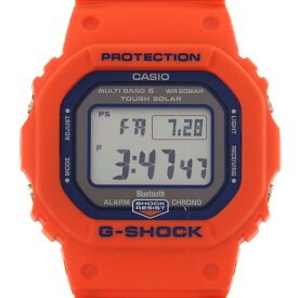 カシオ G-SHOCK・神戸市消防局救助隊50th 電波時計 GW-B5600FB-4JR その他 ソーラークォーツ【中古】