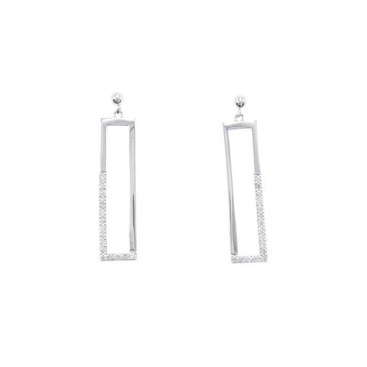 楽天市場】【新品】K18WG ダイヤモンド ピアス 0.20CT【新品 
