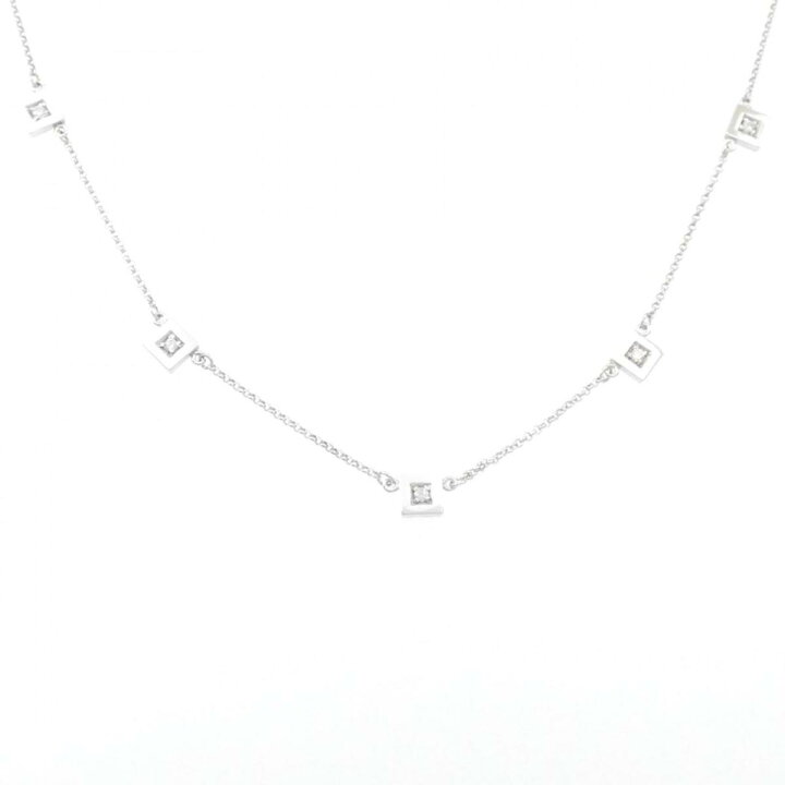 楽天市場】K18WG ダイヤモンド ネックレス 0.07CT【中古】 : KOMEHYO 