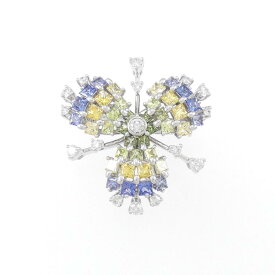 ジュネ サファイヤ ブローチ 2.17CT【中古】