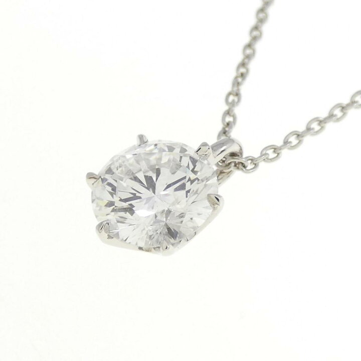 楽天市場】【リメイク】PT ダイヤモンド ネックレス 1.068CT E SI2 EXT  