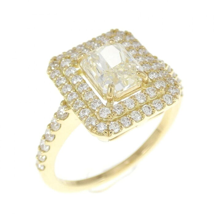 楽天市場】【リメイク】K18YG ダイヤモンド リング 1.01CT M IF  
