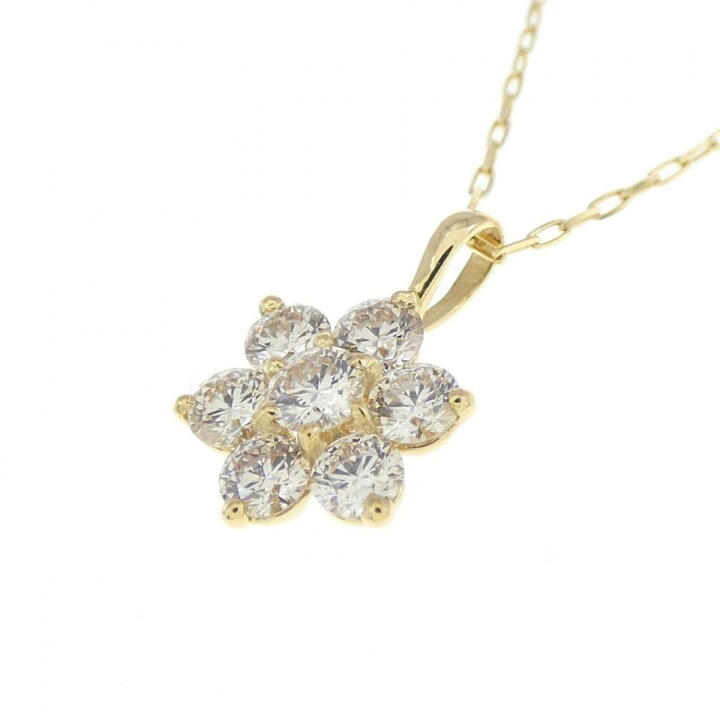 楽天市場】【新品】K18YG ダイヤモンド ネックレス 0.30CT【新品  
