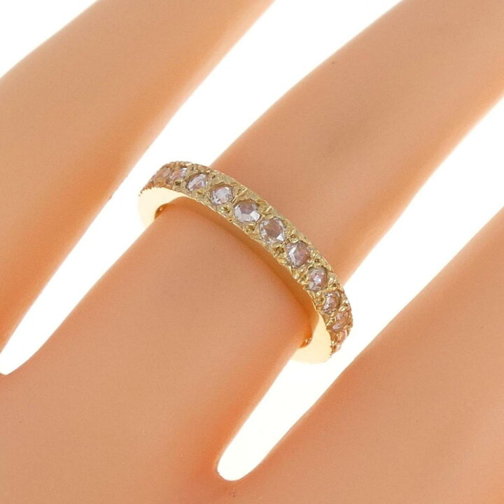 楽天市場】K18YG フルエタニティ ダイヤモンド リング【中古  