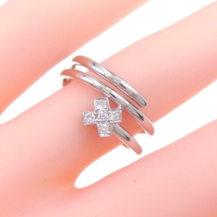 楽天市場】PT クロス ダイヤモンド リング 0.08CT【中古】 : KOMEHYO  