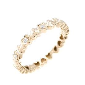 フォリフォリ ハート ダイヤモンド リング 0.06CT【中古】