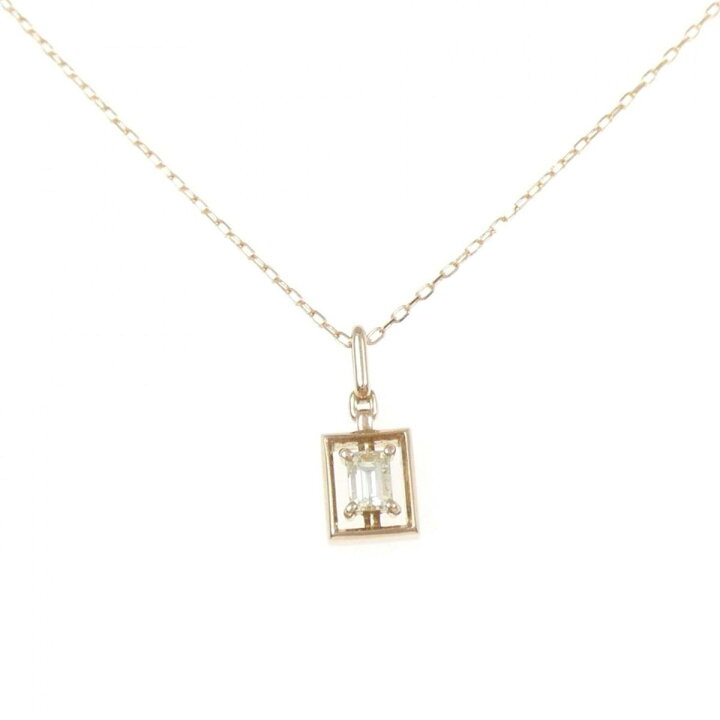 楽天市場】【新品】K18PG ダイヤモンド ネックレス 0.10CT【新品 