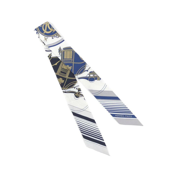 楽天市場】【未使用品】エルメス EX-LIBRIS ツイリー 063791S スカーフ 