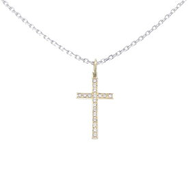 シンパシーオブソウル クロス ダイヤモンド ネックレス 0.23CT【中古】