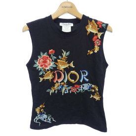 【ヴィンテージ】クリスチャンディオール CHRISTIAN DIOR タンクトップ【中古】