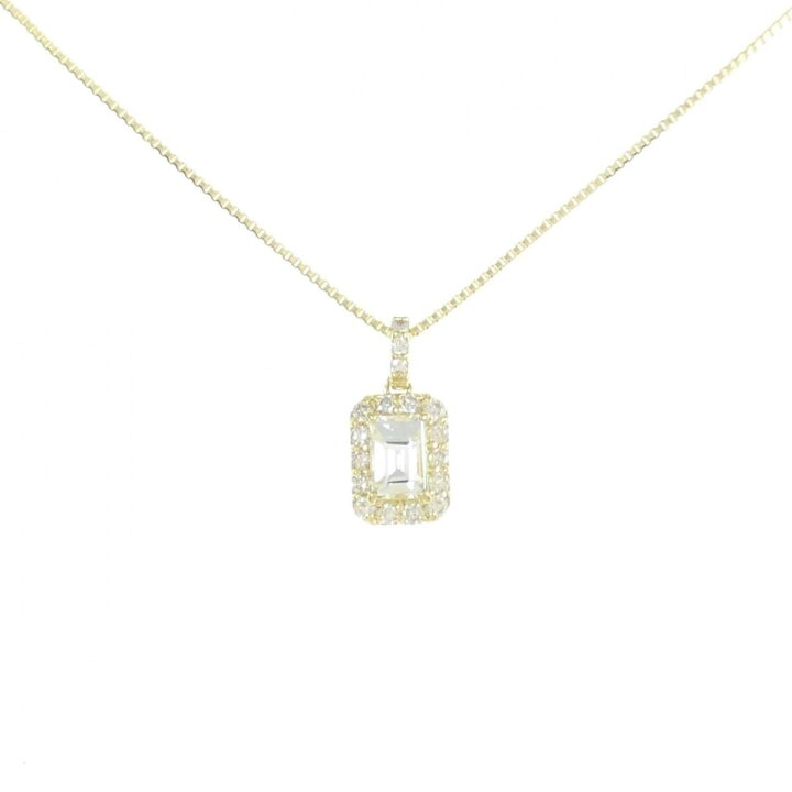楽天市場】【新品】K18YG ダイヤモンド ネックレス 0.22CT【新品  