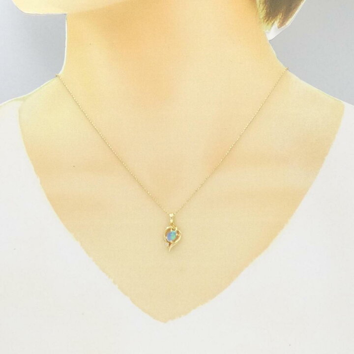 楽天市場】K18YG オパール ネックレス【中古】 : KOMEHYO ONLINESTORE  