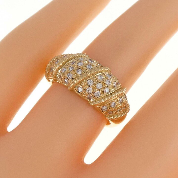 楽天市場】K18YG ダイヤモンド リング 0.37CT【中古】 : KOMEHYO  