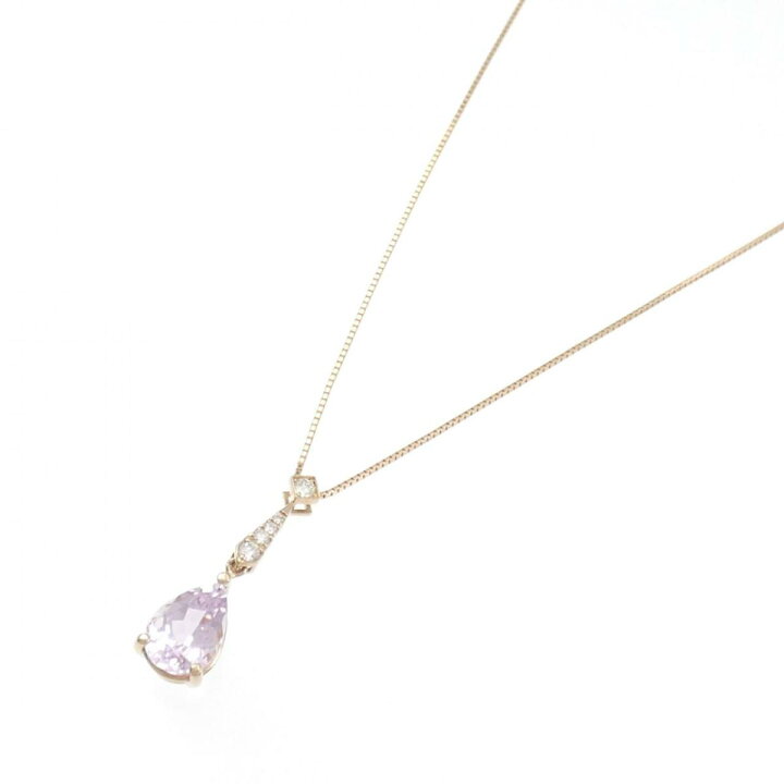 楽天市場】K18PG クンツァイト ネックレス 2.46CT【中古】 : KOMEHYO 