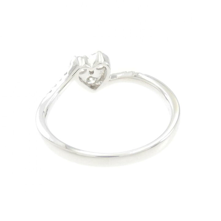 楽天市場】K18WG ハート ダイヤモンド リング 0.35CT【中古  