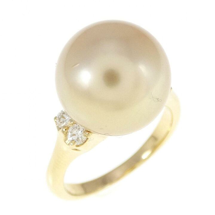 楽天市場】【KOMEHYO】 K18YG 白蝶パール リング 12.2mm【中古  