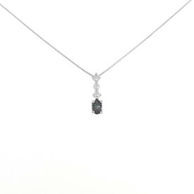 K18WG アレキサンドライト ネックレス 0.23CT【中古】