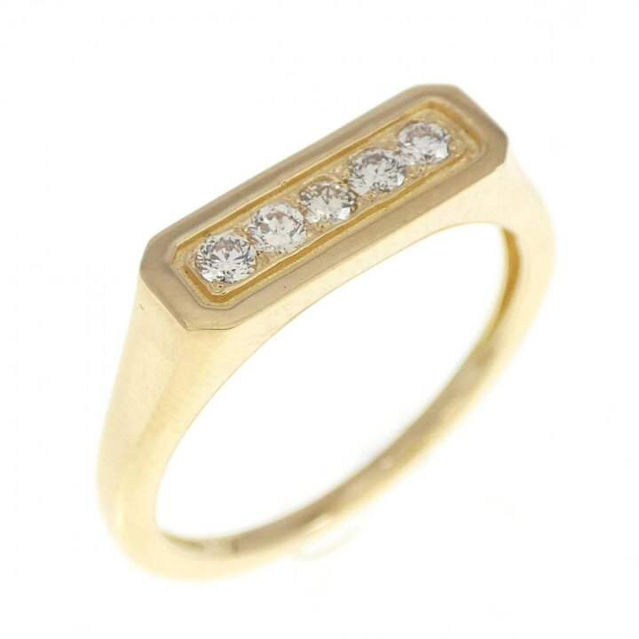 楽天市場】【KOMEHYO】 【新品】K18YG ダイヤモンド リング 0.12CT  