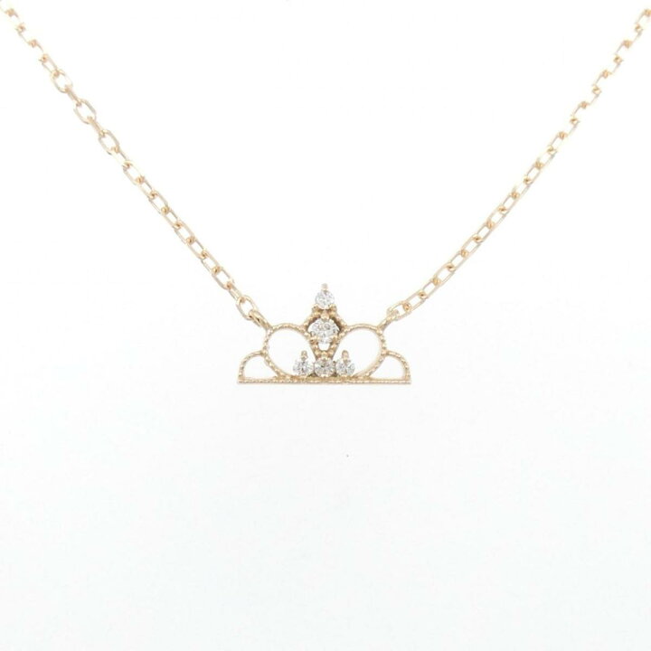 楽天市場】【新品】K18PG ダイヤモンド ネックレス 0.03CT【新品 