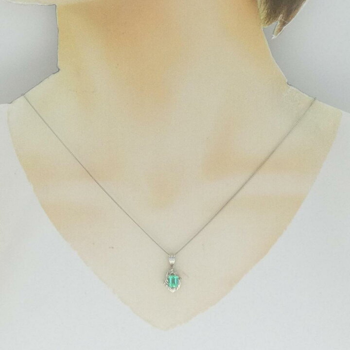 楽天市場】PT エメラルド ネックレス 0.66CT【中古】 : KOMEHYO  
