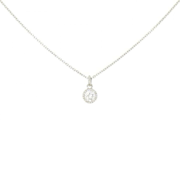 楽天市場】【リメイク】PT ダイヤモンド ネックレス 0.145CT E VS1  
