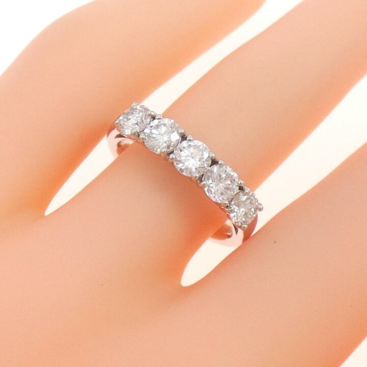 リメイク】PT ダイヤモンド リング 0.502CT E SI2 VG 