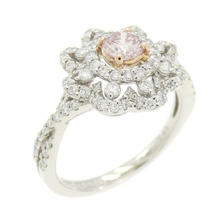 楽天市場】PT/K18PG ダイヤモンド リング 0.266CT FLP VS2【中古  