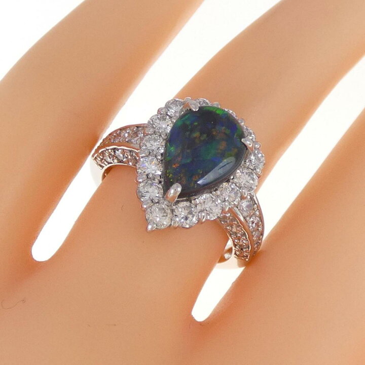 楽天市場】PT ブラックオパール リング 1.58CT【中古】 : KOMEHYO  