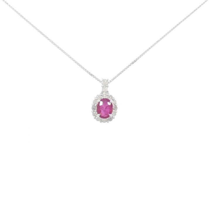 楽天市場】K14WG/K18WG ルビー ネックレス 0.52CT【中古】 : KOMEHYO 