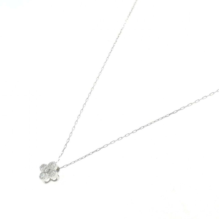 楽天市場】【新品】PT フラワー ダイヤモンド ネックレス 0.10CT【新品  