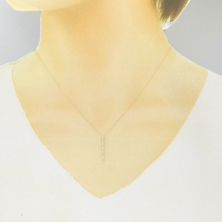 楽天市場】【新品】K18YG ダイヤモンド ネックレス 0.10CT【新品  