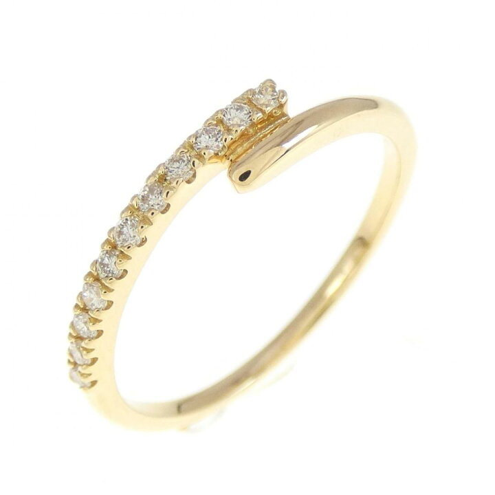 楽天市場】【新品】K18YG ダイヤモンド リング 0.10CT【新品  