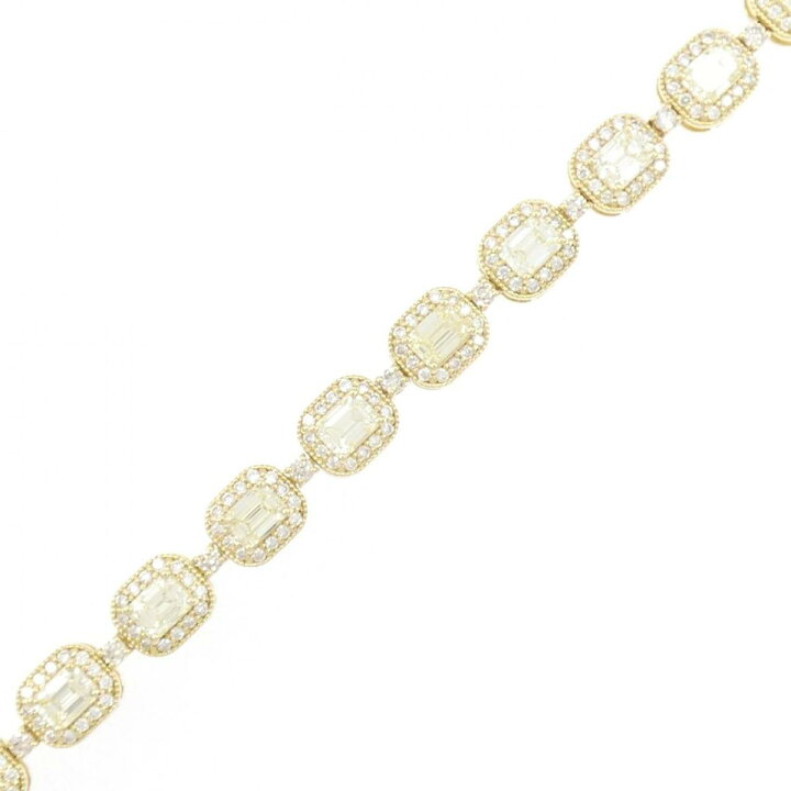 楽天市場】【新品】K18YG ダイヤモンド ブレスレット 6.15CT【新品  