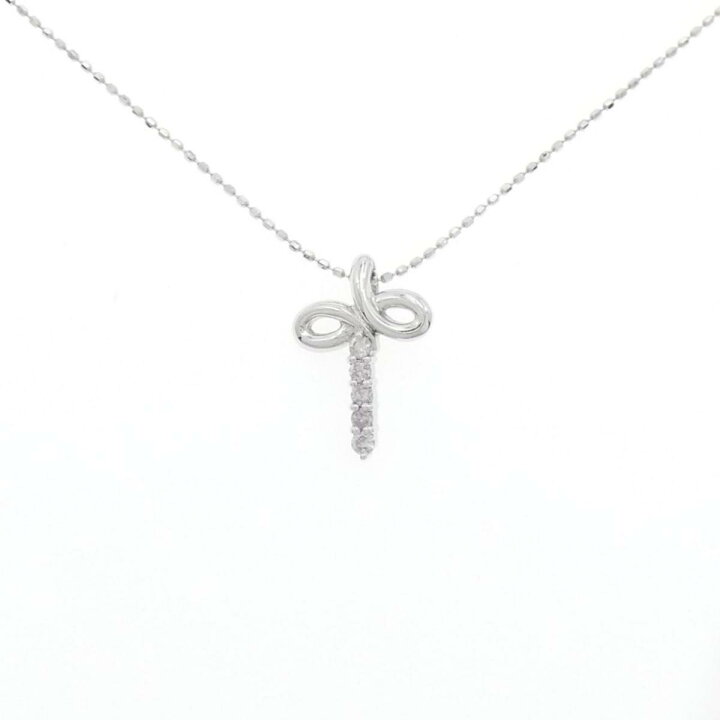 楽天市場】K18WG ピンクダイヤモンド ネックレス 0.10CT【中古 