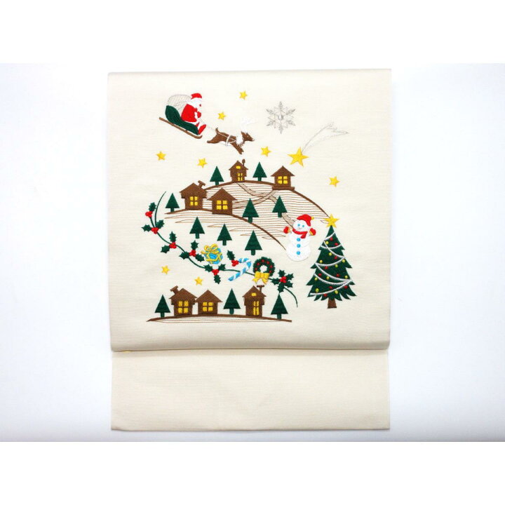 楽天市場】【未使用品】名古屋帯 クリスマス【中古】 : KOMEHYO 
