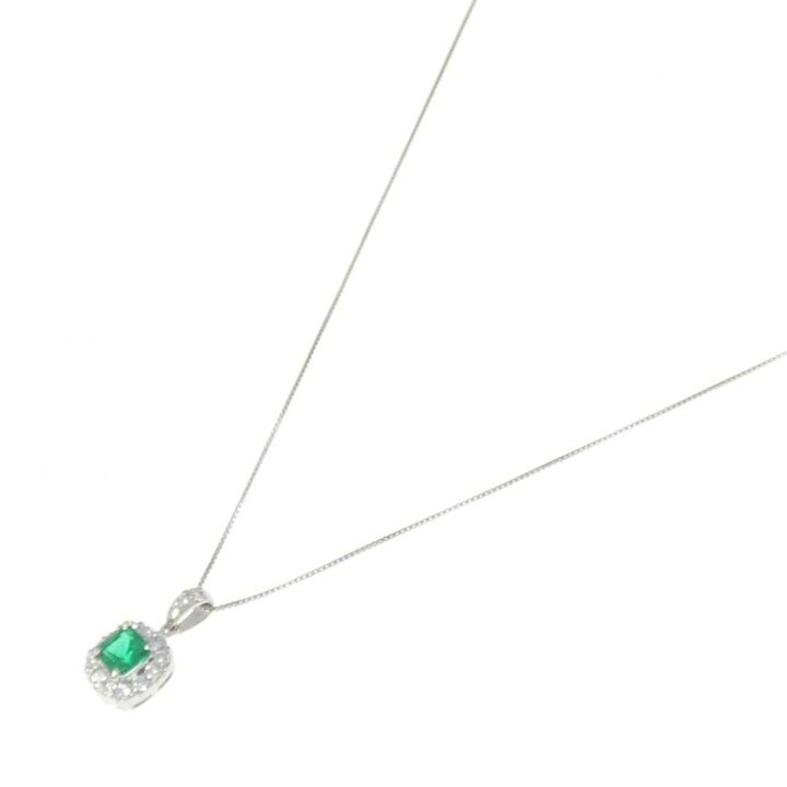 楽天市場】【KOMEHYO】 PT エメラルド ネックレス 0.48CT【中古 