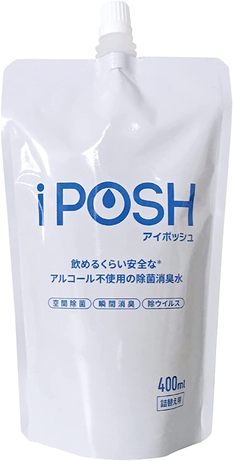 iPOSH アイポッシュ 詰替パウチ SALE 98%OFF 当店の記念日 400ｍｌ ※有効期限：2023.03 ２００ｐｐｍ