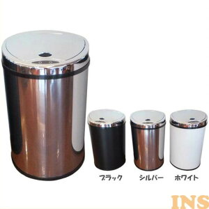 センサー付全自動ペール 48L 送料無料 ゴミ箱 ごみ箱 ペール ダストボックス おしゃれ ステンレス ふた付き ゴミ箱ペール ゴミ箱おしゃれ おしゃれゴミ箱 ペールごみ箱 シルバー・ブラック