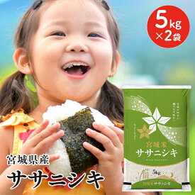 米 10kg 送料無料 宮城県産 ササニシキ 10kg(5kg×2) 令和7年産 送料無料 ササニシキ 10kg 白米 お米 ご飯 ささにしき 宮城米 ささにしき 10キロ 5キロ×2【TD】【TRS】【メーカー直送品】