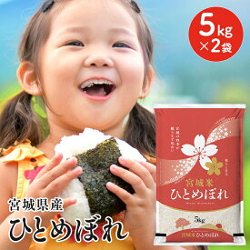 米 10kg (5kg×2袋) 10キロ お米 白米 まとめ買い 令和7年産 国産 宮城 ひとめぼれ うるち米 1等米使用 粘りと甘み 炊き上がりふっくら 米10キロ お米10キロ 白米10キロ ご飯 ごはん おこめ こめ * 【TD】