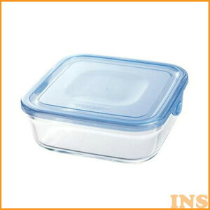 Iwaki NEWパック&レンジ 800ml アクアブルー KBT3247BLN食品保存容器 収納 透明 電子レンジ AGCテクノガラス