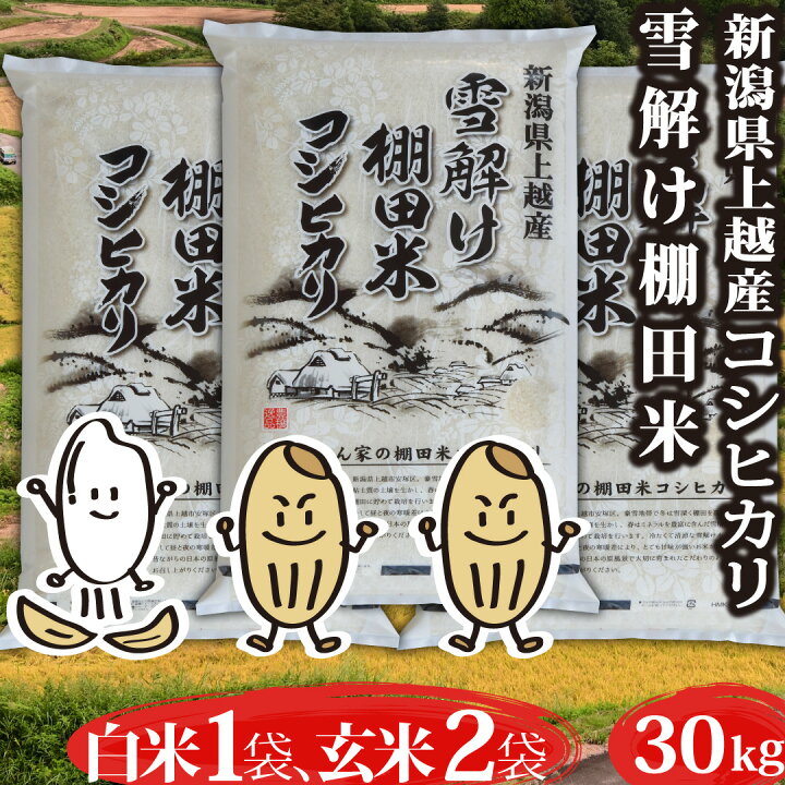 楽天市場】【11月限定セール】 令和6年産 コシヒカリ 新潟県 安塚産  