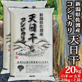 【最安値に挑戦】 米 お米 令和7年産 新潟県佐渡産 天日干しコシヒカリ 玄米 20kg 精米無料 出荷当日精米 おこめ 玄米 白米 20キロ こしひかり コシヒカリ100% はざ掛け米 極上 最高評価 特A 格安 【12時までのご注文は当日出荷】