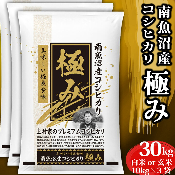 楽天市場】【令和6年産新米予約】 令和6年産 コシヒカリ 極み 新潟県 