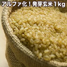 アルファ化！発芽玄米1kgα化加工でふっくら美味しく！消費吸収率もアップします！