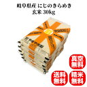【新米 令和7年産】岐阜県産 にじのきらめき 玄米 30kg （5kg×真空パック6袋）令和7年産【送料無料 精米無料 真空パック無料】【7種から選べる無料精米】米の備蓄に最適な真空パック（特許取得済み）ですので長期保存が可能です 備蓄 米 備蓄米
